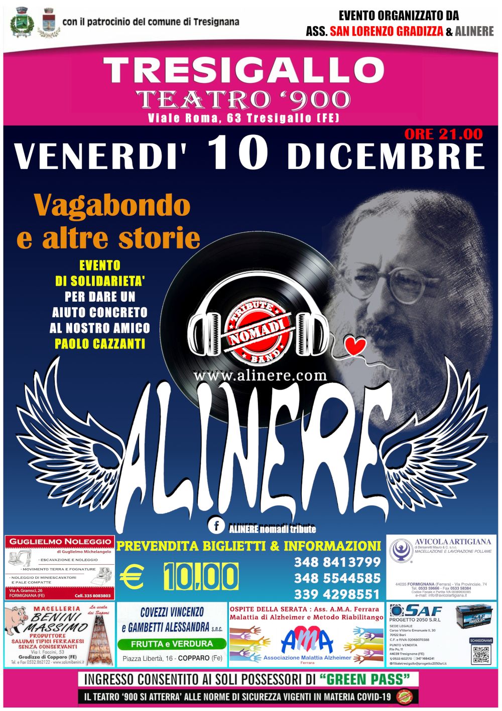 ALINERE Teatro 900 - 10 Dicembre 2021